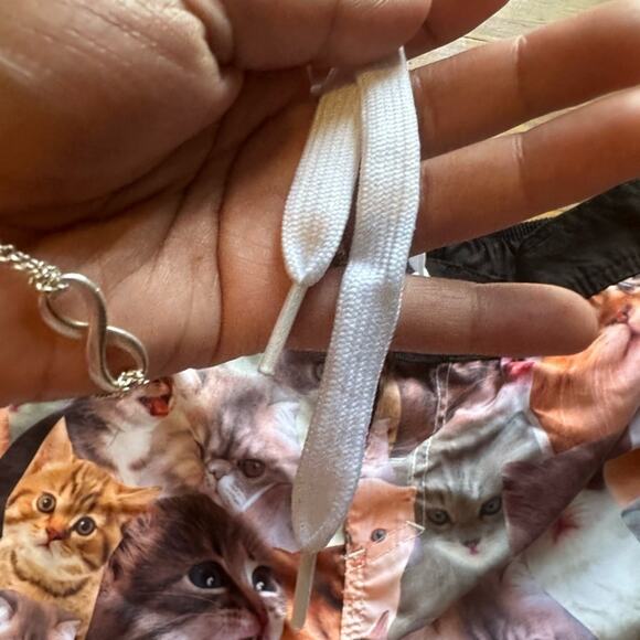 Bioworld Swim Trunks Kitten Lined Hybrid Board Shorts Drawstring - Picture 4 of 8